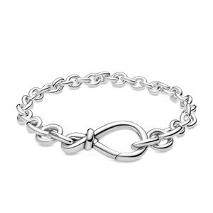 Pandora Chunky Infinity Knot Chain Bracelet